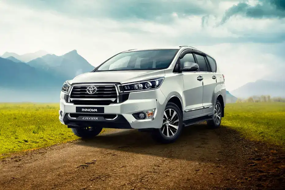 Toyota Innova Crysta on rent Chhatrapati Sambhajinagar