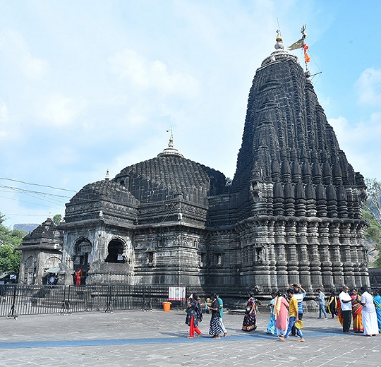 Trimbakeshwar Jyotirlinga temple in Nashik